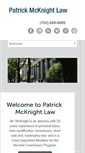 Mobile Screenshot of patrickmcknightlaw.com